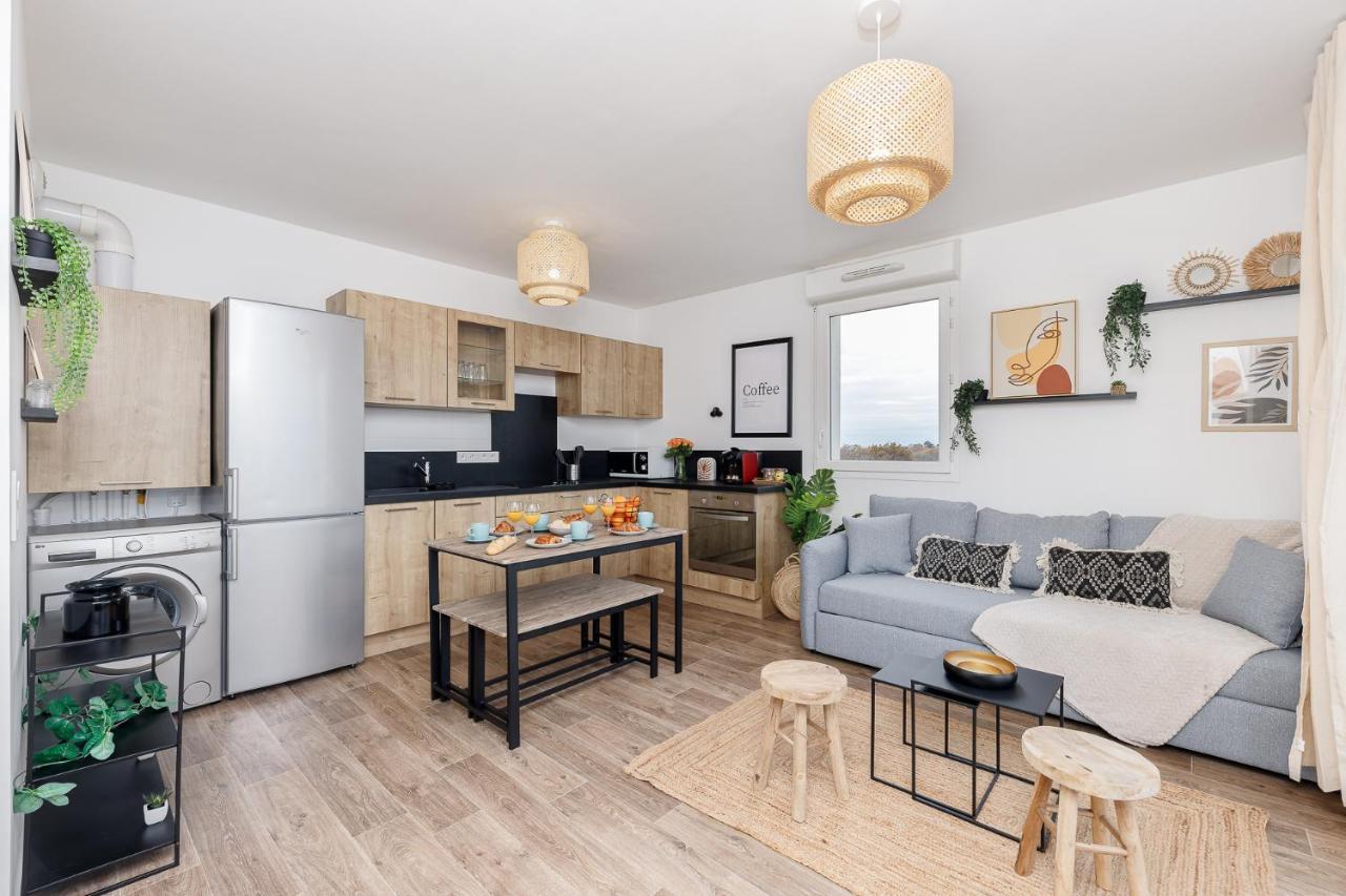 Le Panorama - Chaleureux Et Cosy - Proche Bordeaux Apartment Lormont Exterior photo