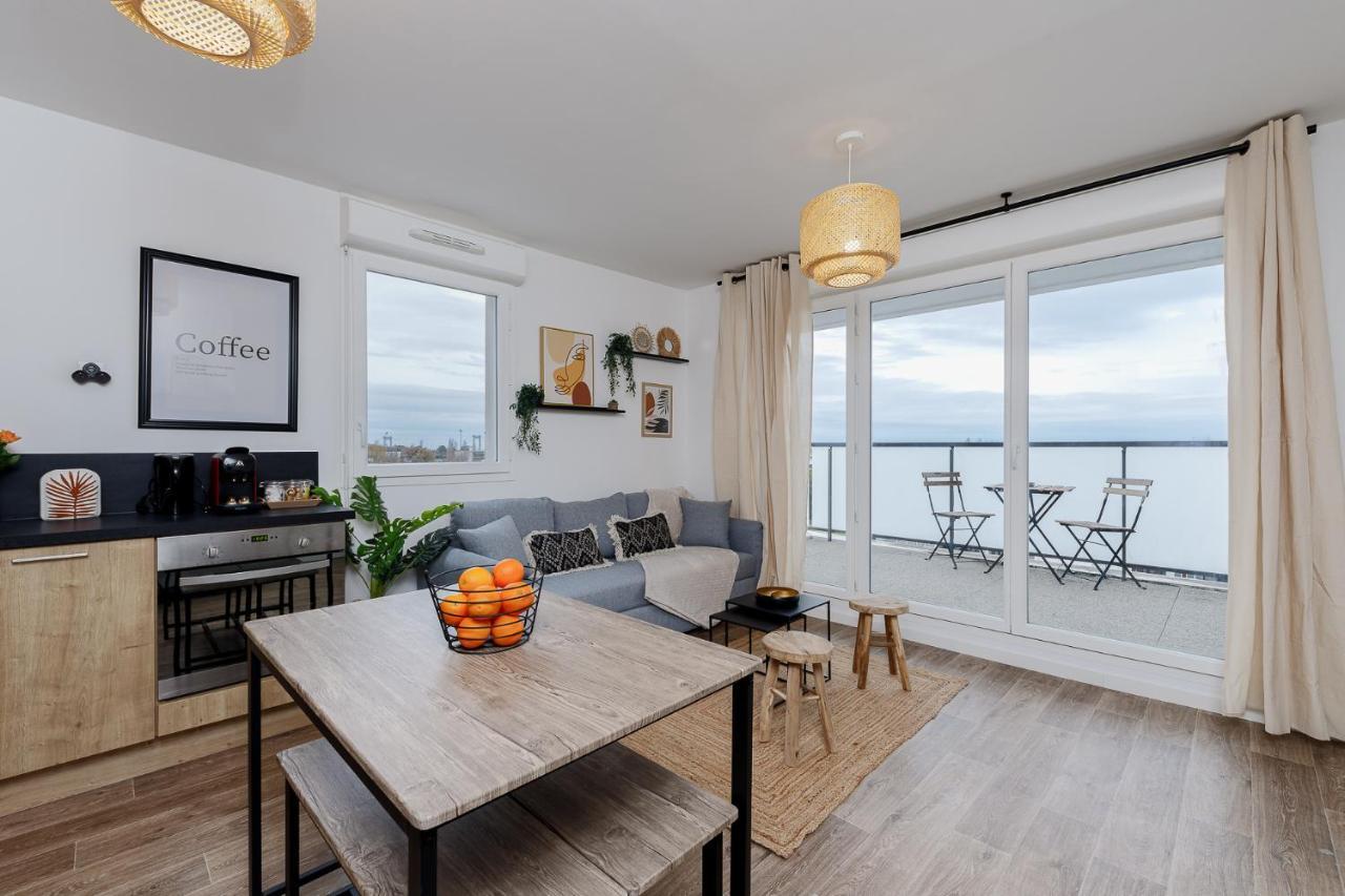 Le Panorama - Chaleureux Et Cosy - Proche Bordeaux Apartment Lormont Exterior photo